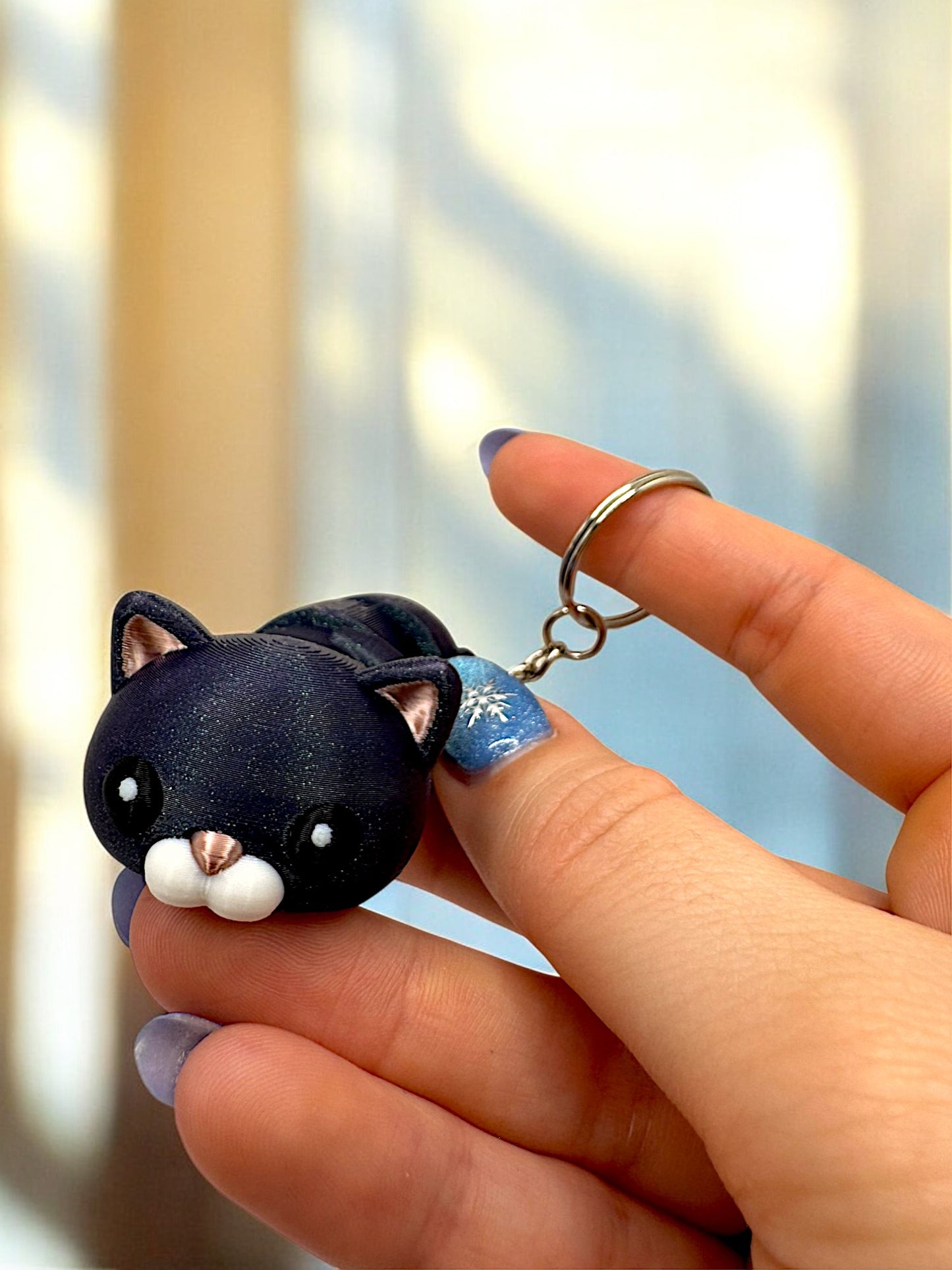 Galactic Cat Keychain