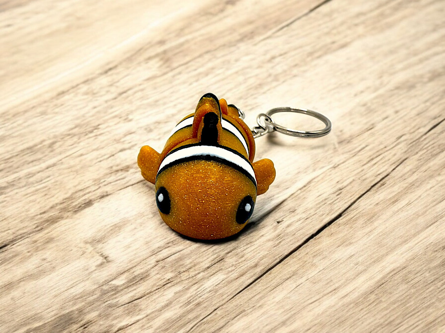 Galactic Goldfish Keychain