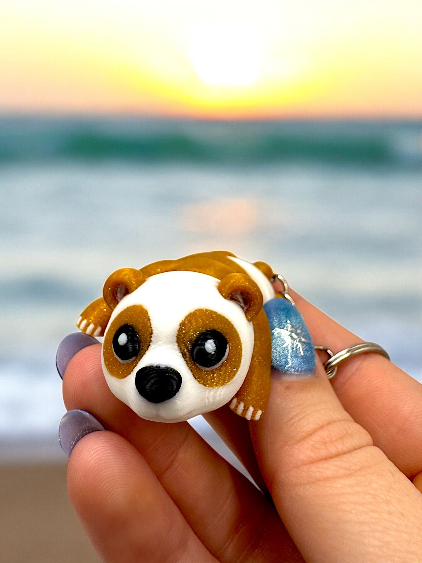 Galactic Panda Keychain