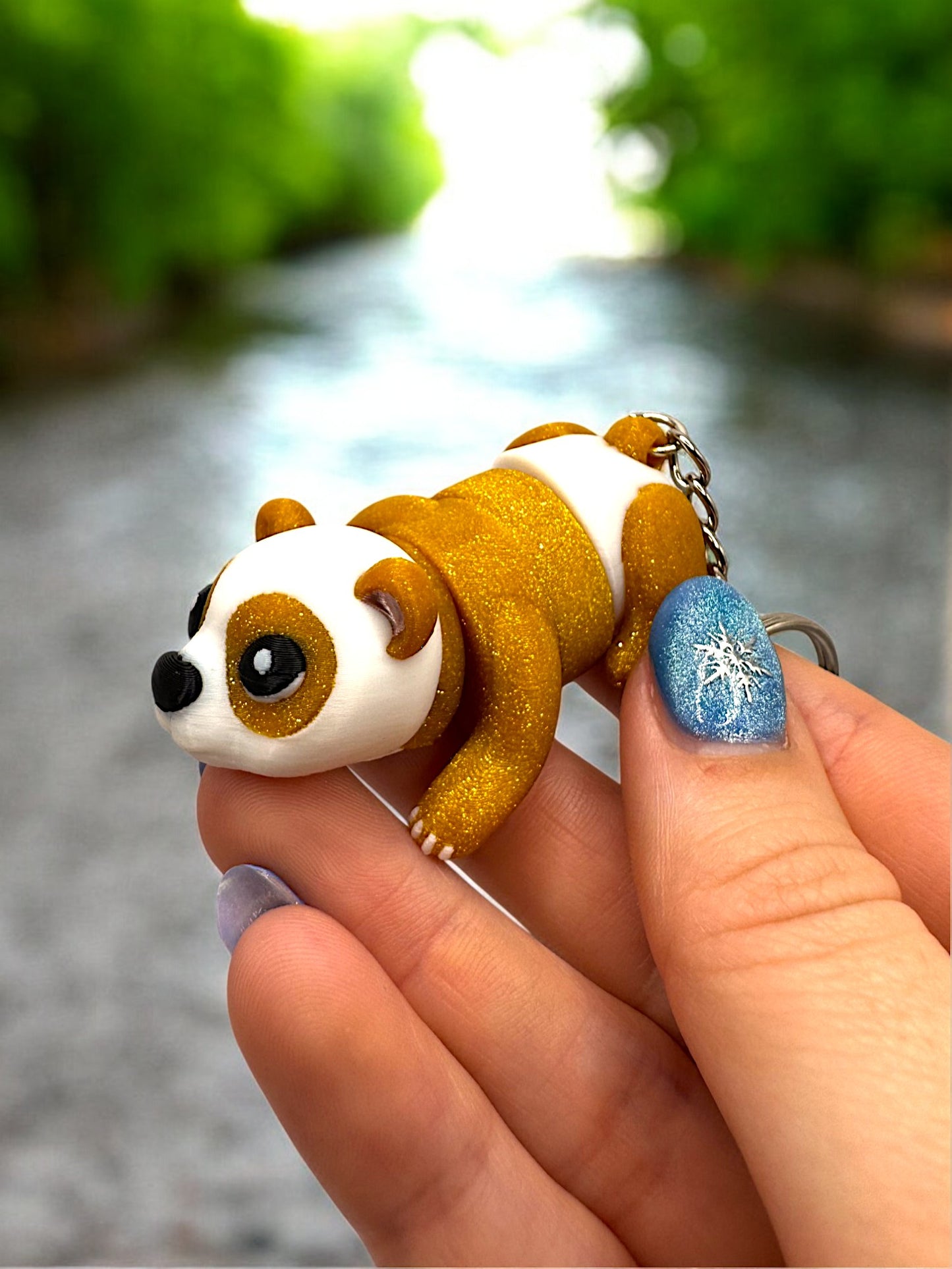 Galactic Panda Keychain